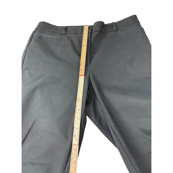 Loft Womens Black High Waist Skinny Pants Size 8 Cotton Blend - Picture 6 of 12